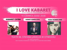 I LOVE KABARET - rejestracja programu dla Zoom TV - kabaret