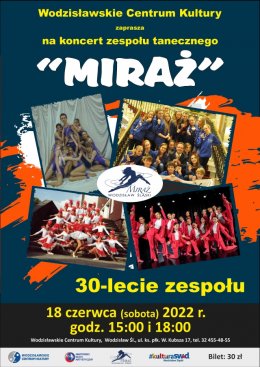 30-lecie Zespołu Miraż w WCK - koncert
