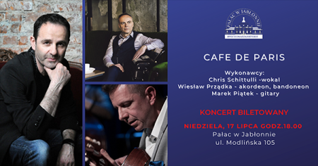 Cafe de Paris - koncert piosenek francuskich - koncert