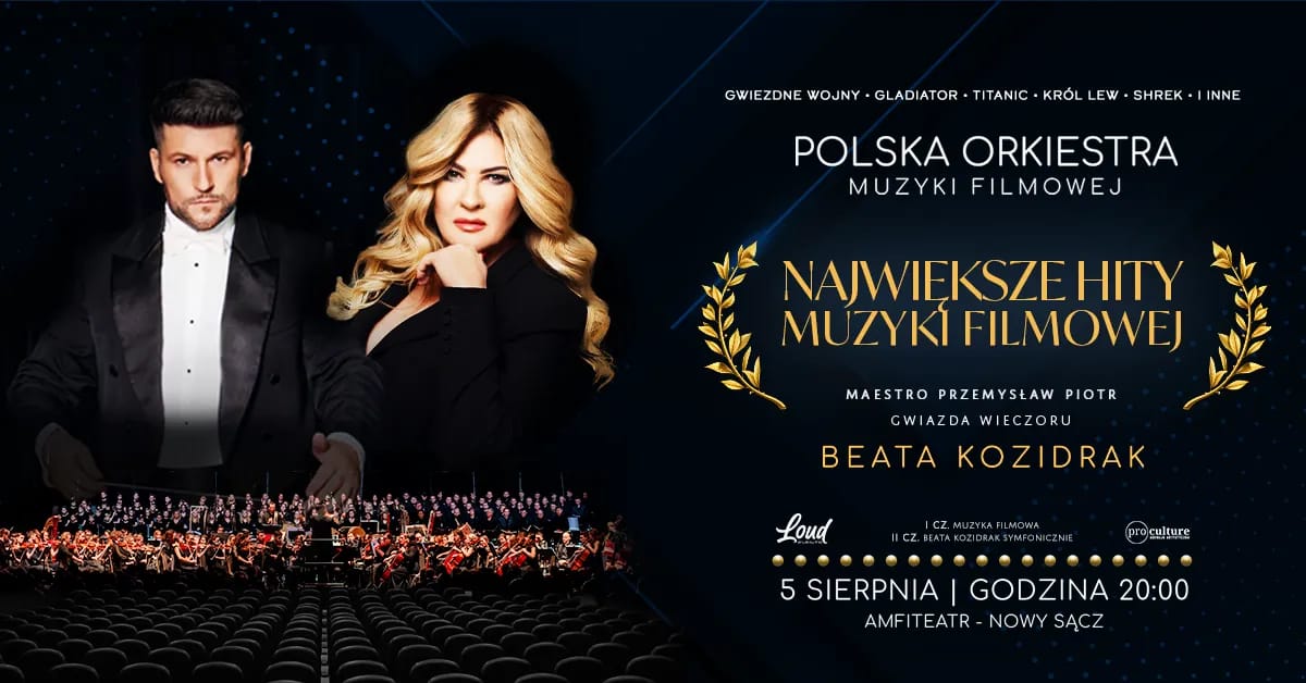 Koncert Muzyki Filmowej + Beata Kozidrak Symfonicznie Bilety Online