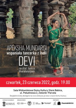 Apeksha Mundargi – DEVI recital tańca bharatanatyam - inne