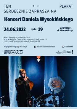 Koncert Daniela Wysokińskiego - koncert