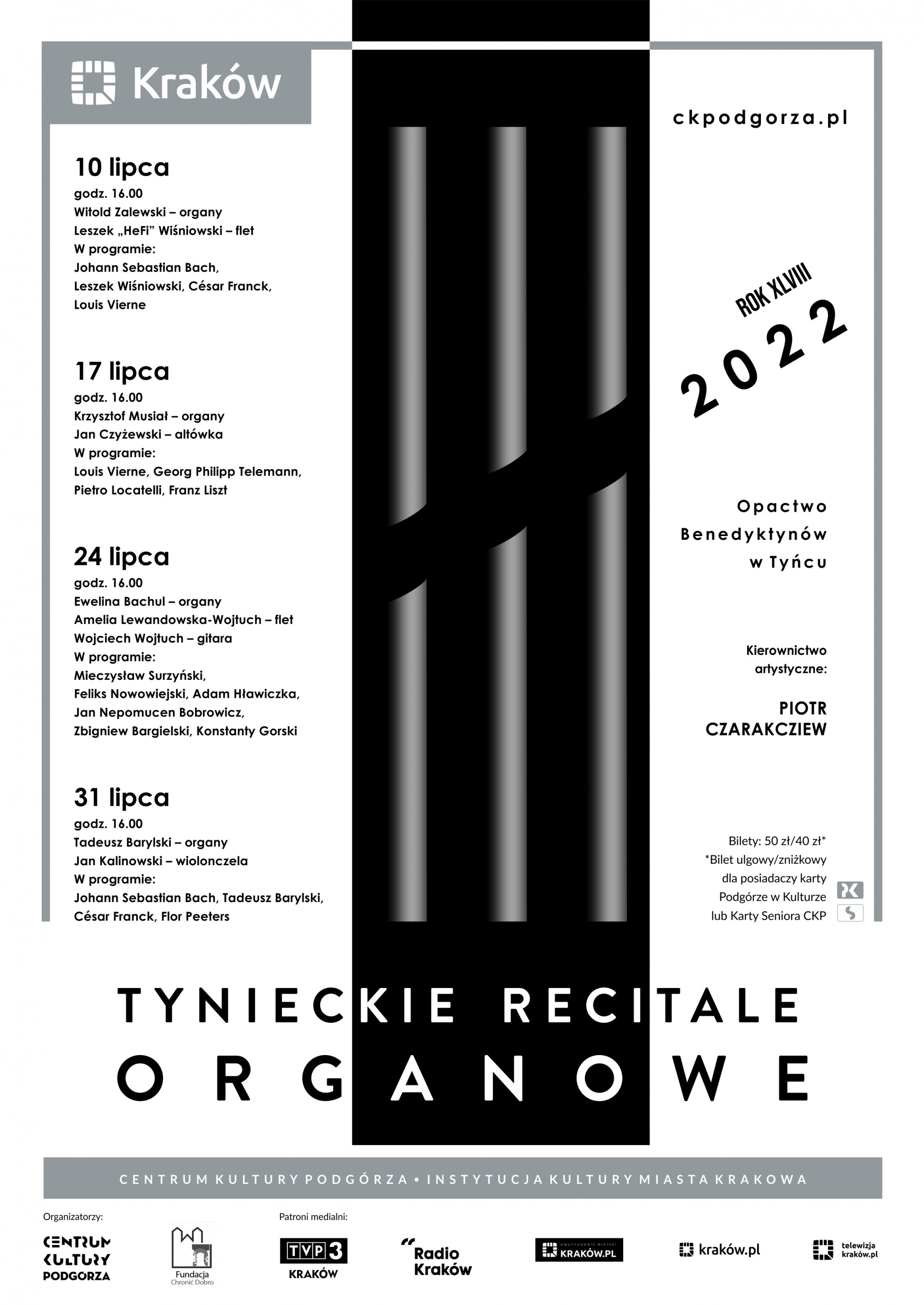 Plakat Tynieckie Recitale Organowe ROK XLVIII - Tadeusz Barylski 79331