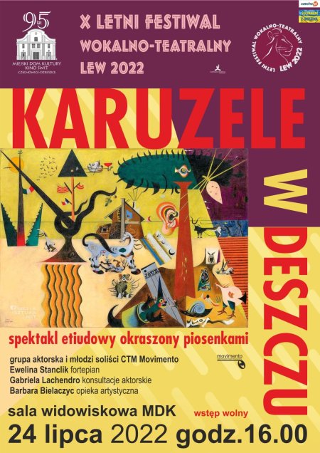 Karuzele w deszczu - spektakl etiudowy CTM Movimento - koncert