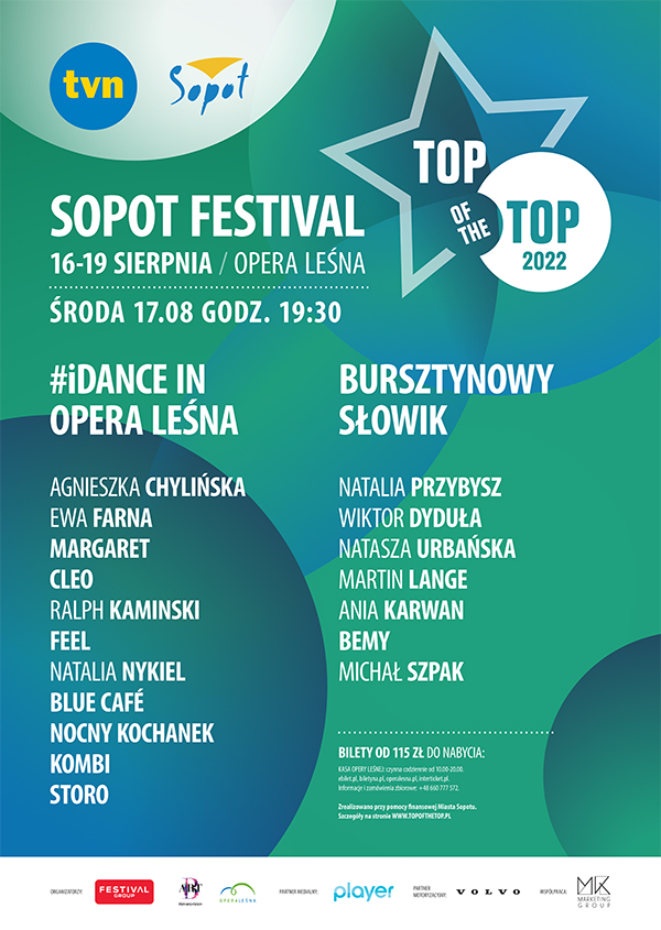 TOP of the TOP Sopot Festival dzień 2 Bilety Online, Opis, Recenzje