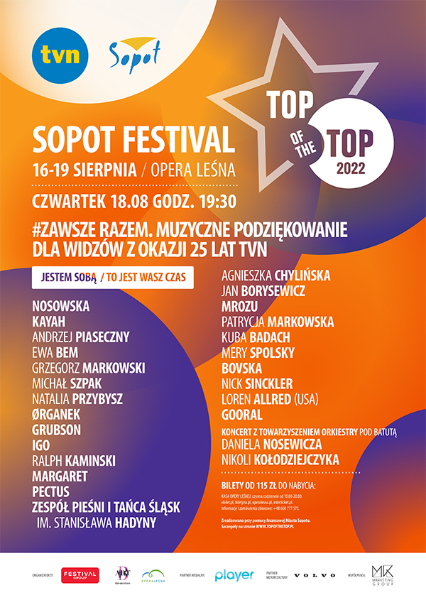 TOP of the TOP Sopot Festival dzień 3 Sopot Kupuj Bilety Online