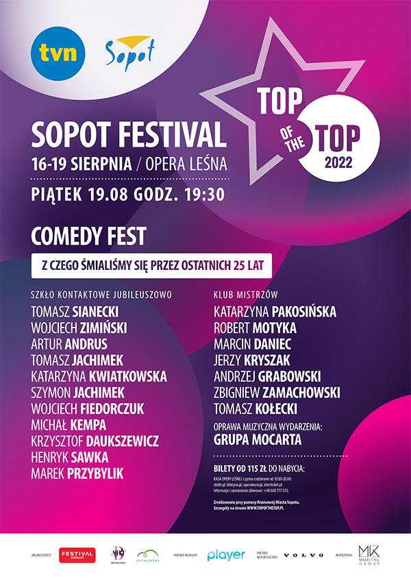 TOP of the TOP Sopot Festival dzień 4 Bilety Online, Opis, Recenzje