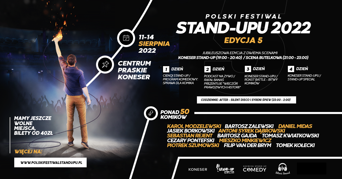 Plakat Polski Festiwal Stand-upu 90450