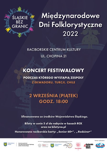 Międzynarodowe Dni Folklorystyczne 2022 - KONCERT FESTIWALOWY - koncert