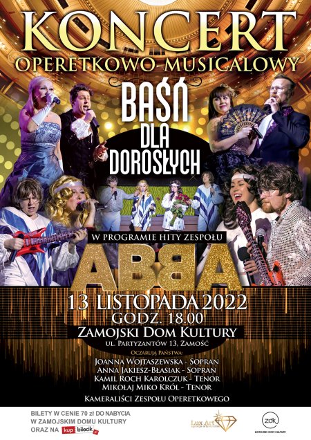 OPERETKA & MUSICAL - Baśń dla dorosłych - koncert