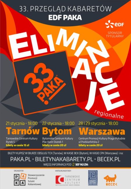 Eliminacje Regionalne 33. EDF PAKI - kabaret