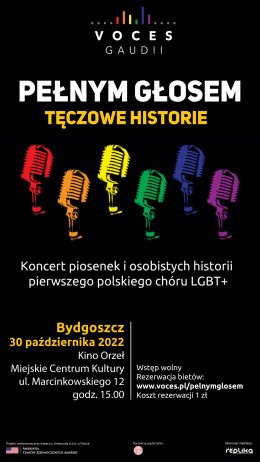 Pełnym głosem. Tęczowe historie - Bydgoszcz - koncert
