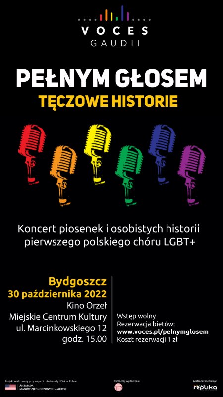 Pełnym głosem. Tęczowe historie - Bydgoszcz - koncert