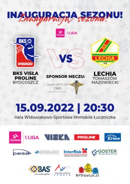 Tauron 1.Liga - BKS Visła Proline Bydgoszcz - Lechia Tomaszów Mazowiecki - sport