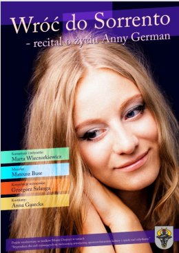 Recital o życiu Anny German - koncert