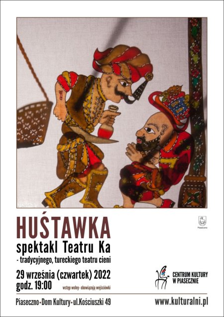 HUŚTAWKA - spektakl Teatru Ka - tradycyjnego, tureckiego teatru cieni - spektakl