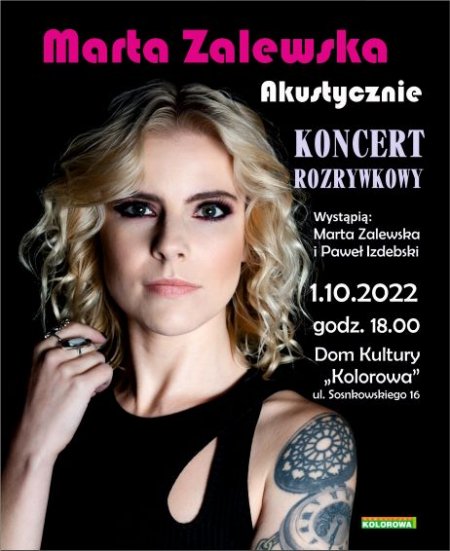 "Marta Zalewska Akustycznie" - koncert