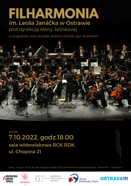 Orkiestra Filharmonii im. Leoša Janáčka z Ostrawy pod dyrekcją Aleny Jelínkovej - koncert