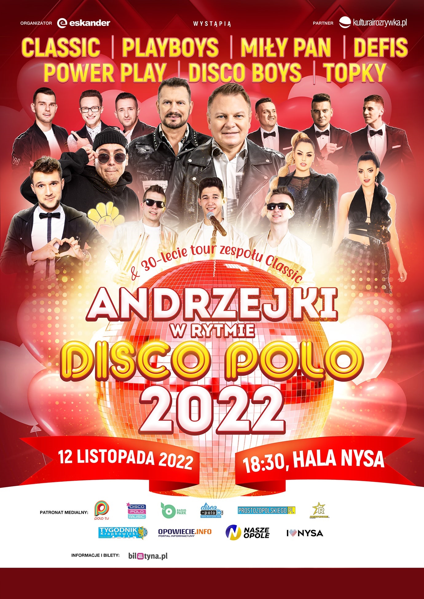 Andrzejki w rytmie Disco Polo 2022 Nysa Nysa Kupuj Bilety Online