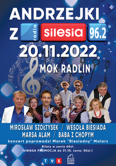 Andrzejki z Radiem Silesia - koncert