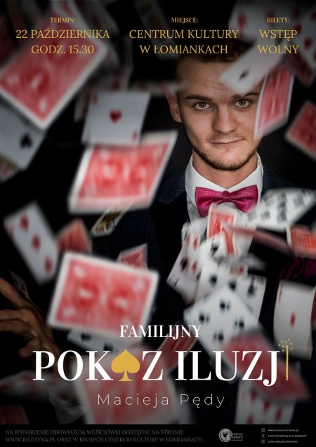 Familijny pokaz iluzji Macieja Pędy - dla dzieci