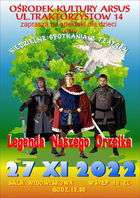 Bajka dla dzieci "Legenda Naszego Orzełka" - dla dzieci