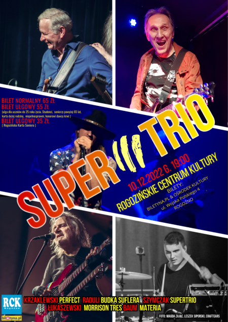 Super Trio - Gitarzyści Dżemu, Perfektu, Laboratorium, Morrison Tres - koncert