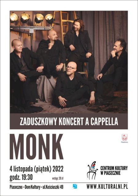 MONK – KONCERT ZADUSZKOWY A CAPPELLA - koncert