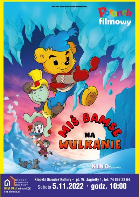 "Miś Bamse na wulkanie"-Poranek filmowy - film