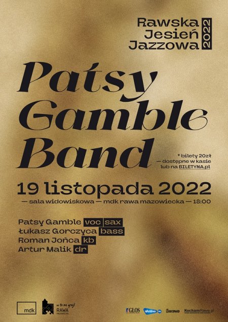 Patsy Gamble Band - Rawska Jesień Jazzowa - koncert