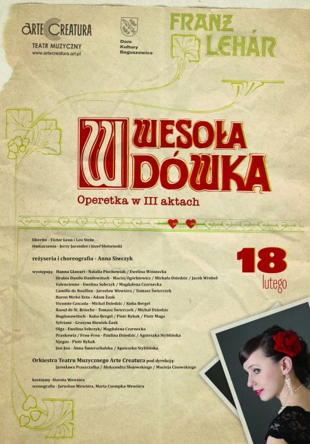 Scena Dorosłego Widza – operetka „Wesoła wdówka” - opera