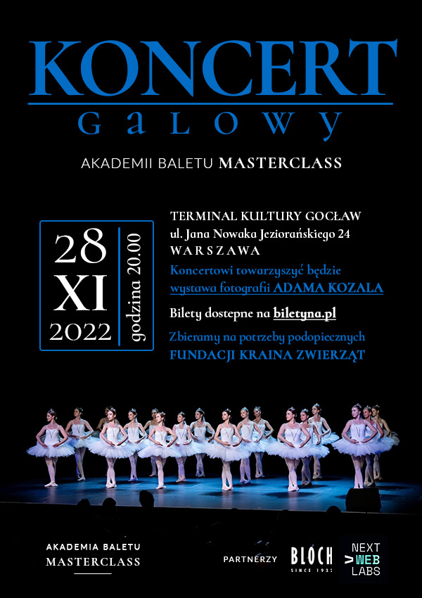 Plakat Koncert Galowy - Akademia Baletu Masterclass 111531