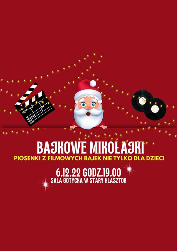 Plakat Bajkowe Mikołajki - piosenki z filmowych bajek nie tylko dla dzieci 111853