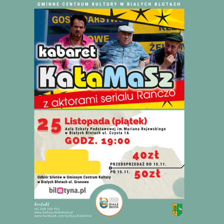 Kabaret Ranczo w autorskim programie estradowym KAŁAMASZ - kabaret