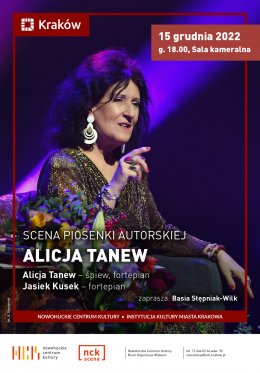SCENA PIOSENKI AUTORSKIEJ Alicja Tanew - koncert