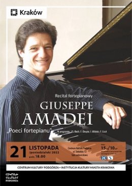 RECITAL FORTEPIANOWY GIUSEPPE AMADEI  "POECI FORTEPIANU" - koncert