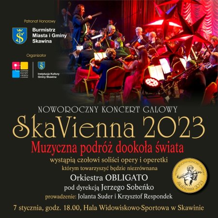 Noworoczny Koncert Galowy SkaVienna 2023 „Muzyczna podróż dookoła świata” - koncert