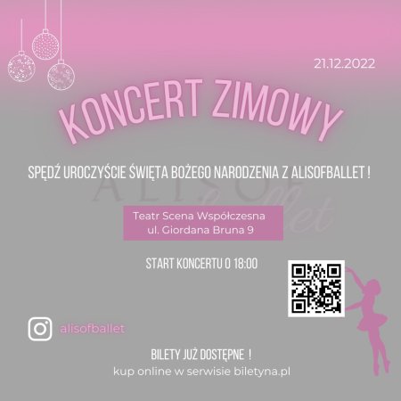 Koncert Zimowy - Studio Tańca ALISOFballet - koncert