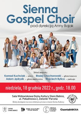 Koncert świąteczny Sienna Gospel Choir - koncert