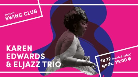 SWING CLUB - Karen Edwards i ELJAZZ TRIO - koncert