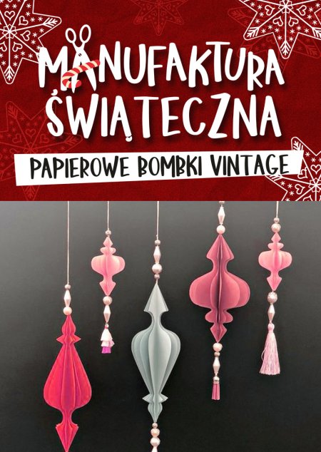 Papierowe bombki vintage - inne