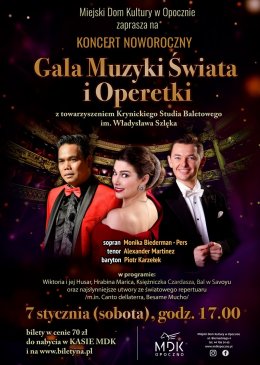 Gala Muzyki Świata i Operetki - koncert
