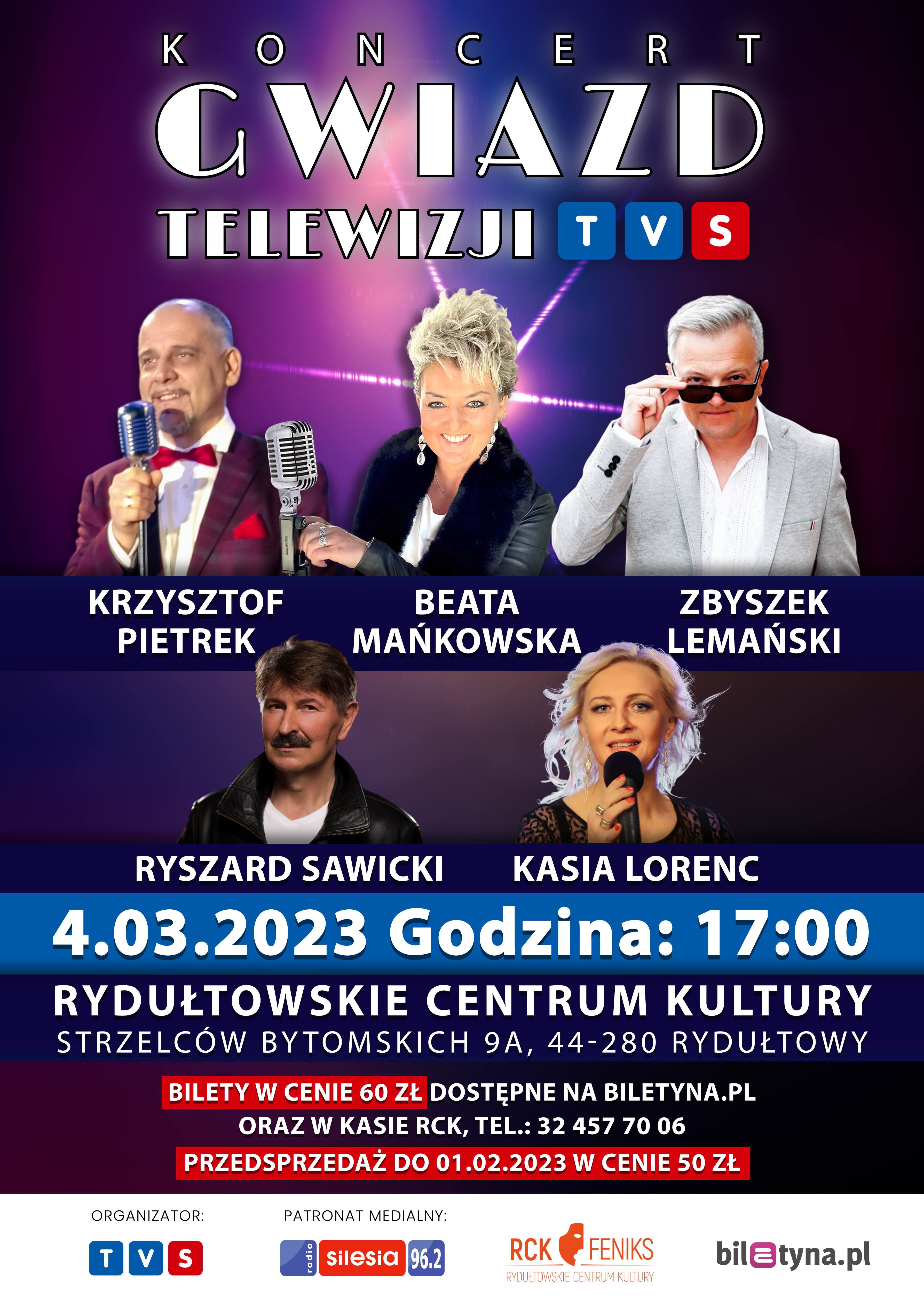 Plakat Koncert Gwiazd Telewizji TVS 135650