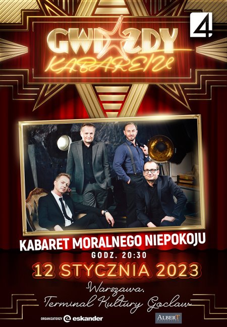 Gwiazdy Kabaretu - realizacja telewizji TV4 - Kabaret Moralnego Niepokoju - kabaret