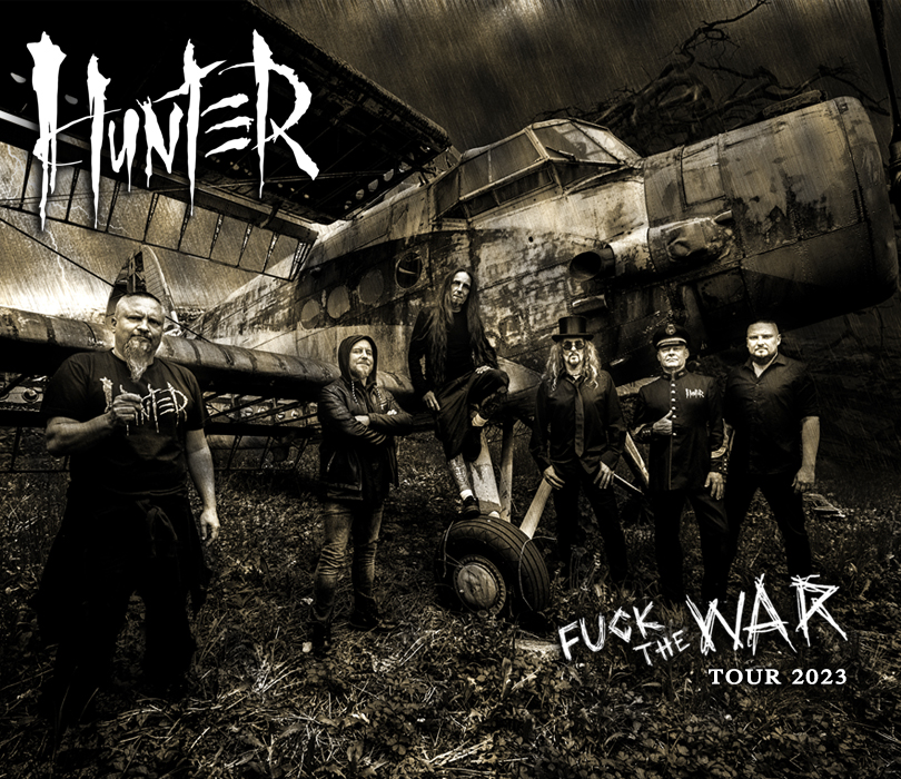 Plakat Hunter - Fuck the WAR Tour 2023 123458