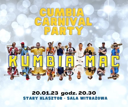 Cumbia Carnival Party - KUMBIA MAĆ - koncert