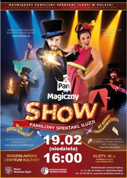 Pan Magiczny Show - familijny spektakl iluzji - spektakl