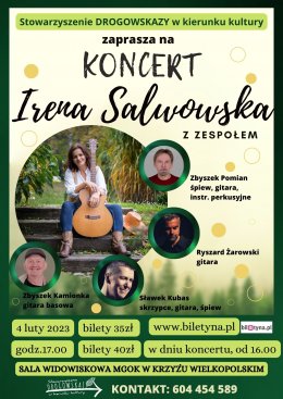 Irena Salwowska z zespołem - koncert