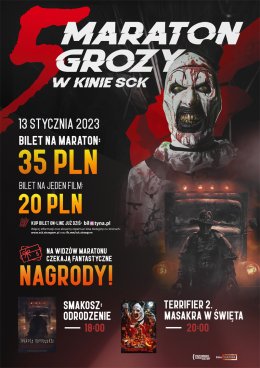 V Maraton Grozy w kinie SCK - Smakosz - odrodzenie i Terrifier 2 - masakra w święta - film