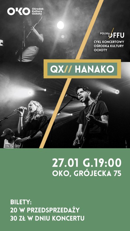 POLSKA Z OFFU: QX // HANAKO - koncert